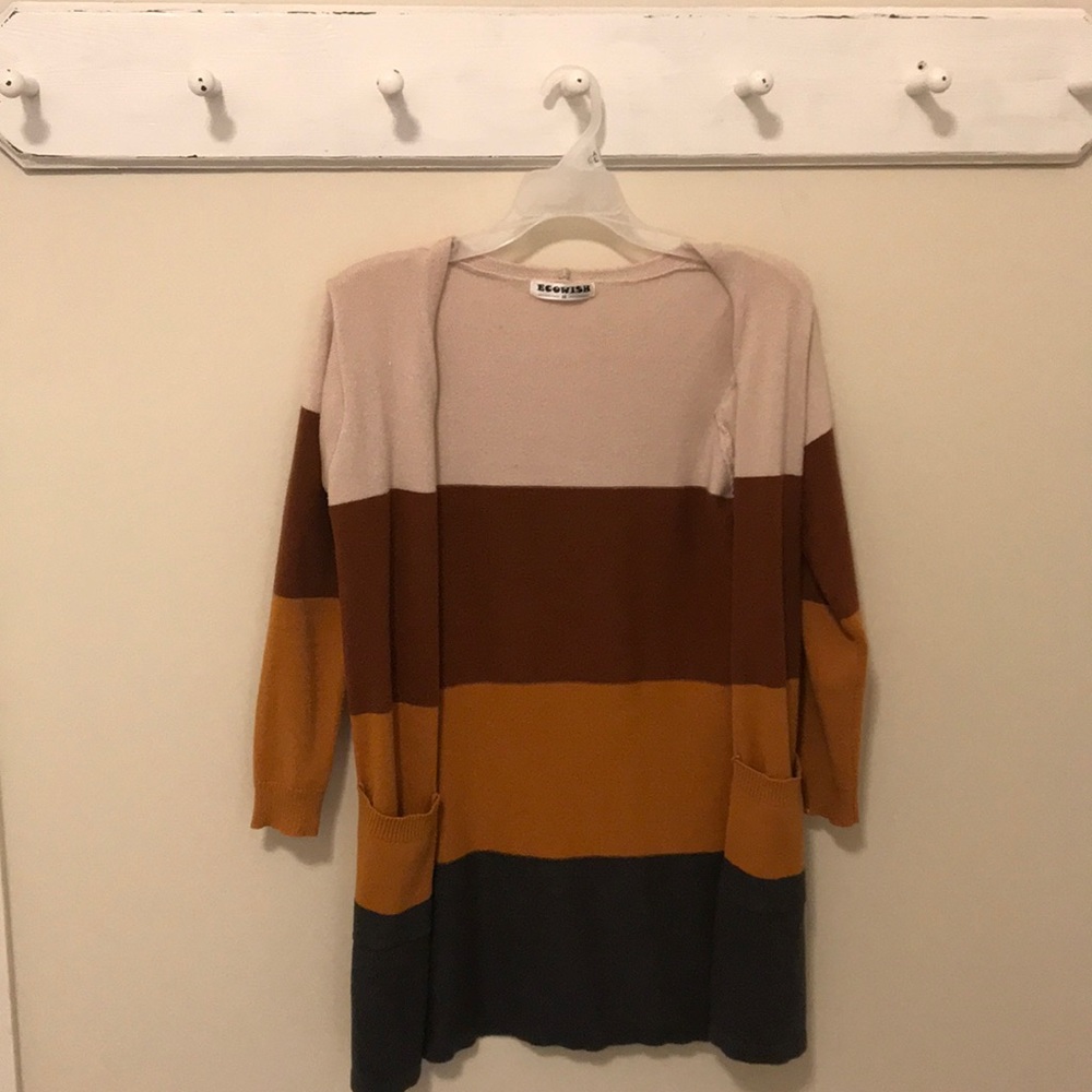 Striped Sweater - Longe Sleeve - Size M